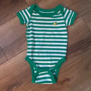 Masters onesie. 12 mo. Never worn.